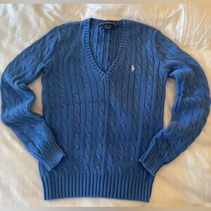 Blue Ralph Lauren Cable Knit Sweater